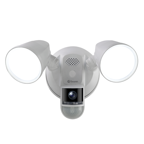 4K Floodlight Security Camera with 2-Way Talk, Siren with Heat & Motion Detection | SWIFI-4KFLOCAM