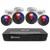4 Camera 8 Channel 12MP Professional Professional NVR Security System