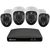 Home 4 Camera 4 Channel 1080p Full HD DVR Security System - SWDVK-446804SL