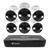 6 Camera 8 Channel 4K Ultra HD Professional NVR Security System | SNNVK-886806FB