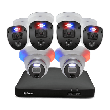 Home 6 Camera 8 Channel 4K Ultra HD DVR Security System