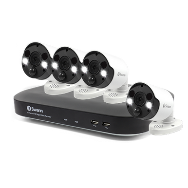4 Camera 8 Channel 4K Ultra HD DVR Security System