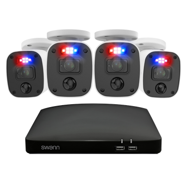 DVRセキュリティシステム フルHDカメラ4台セット SWDVK-446804MQB