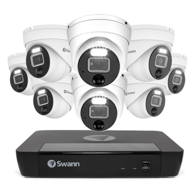 8CH 12MP NVRセキュリティシステム2TBドーム型カメラ8台セット SWNVK