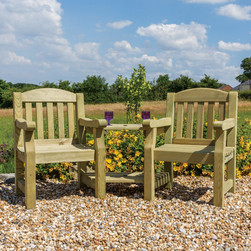 Emily Garden Love Seat | Companion Seat