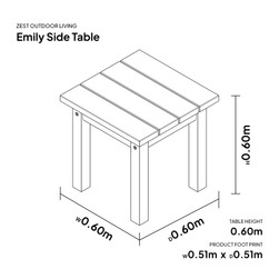 Garden Side Table | Emily Range Side Table