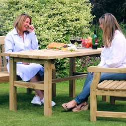 Emily 4 Seater Dining Set | Table and 2 Bench Dining Set