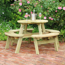 Katie Round Picnic Table