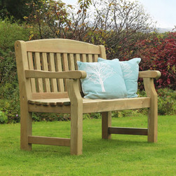 Emily 2 Seater Garden Bench (4ft)