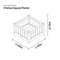 Chelsea Square Planter