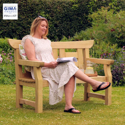 Cherry Blossom Garden Bench