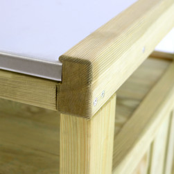 Terraza Outdoor Kitchen Double Unit corner detail shot