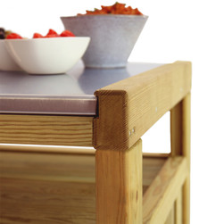 Terraza Outdoor Kitchen - Compact Set corner detail shot