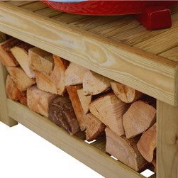 Terraza Outdoor Kitchen - Compact Set storage detail shot