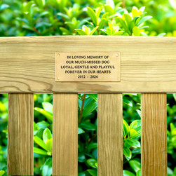 Custom Memorial Plaque - 140 × 64 mm