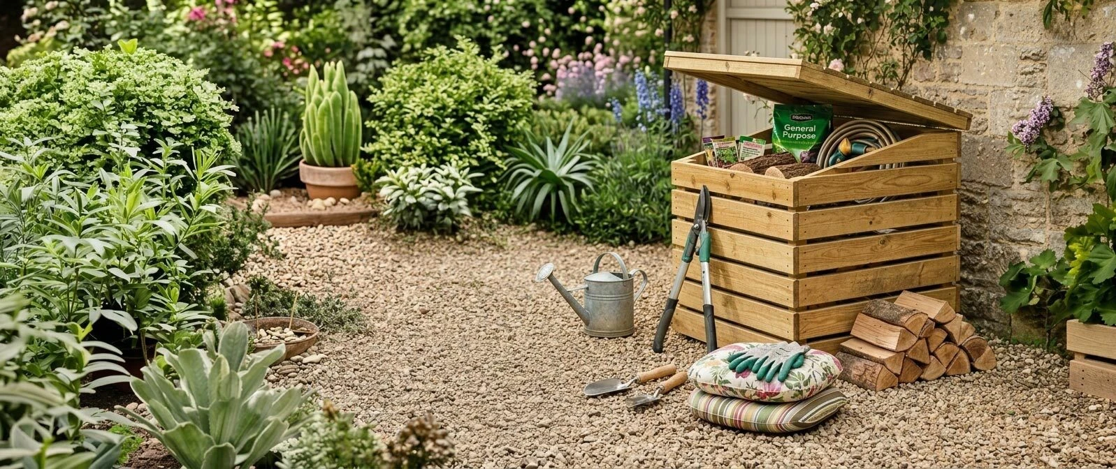Garden Storage and Log Stores