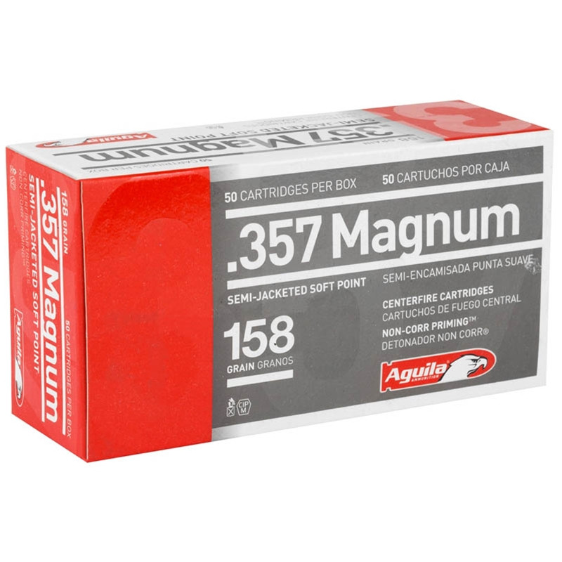 AGUILA .357 MAG 158GR Semi-Jacketed Soft Point 50rds