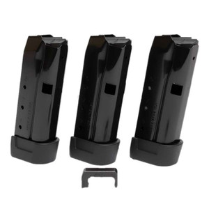 Shield Arms Z9COMBO3M1C Z9 Magazine Combo (3 Mags) 9rd For Glock 43, Black, Includes Magazine Release