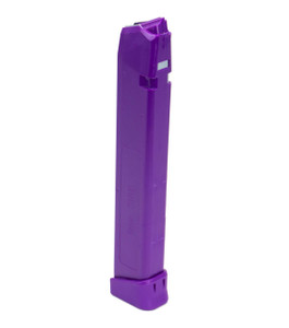 IMG 9mm 33rd Purple Detachable Polymer Magazine for Glock 17,18,19,26