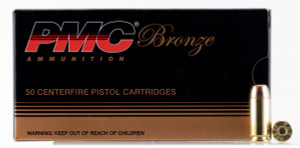 PMC Bronze 40 S&W 165 gr Full Metal Jacket 50 Per Box PMC Bronze 40 S&W 165 gr Full Metal Jacket 50 Per Box