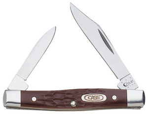 Case Pen Small 2"/1.47" Folding Clip/Pen Plain As-Ground Stainless Steel Blade Brown Jigged Synthetic Handle Case Pen Small 2"/1.47" Folding Clip/Pen Plain As-Ground Stainless Steel Blade Brown Jigged Synthetic Handle