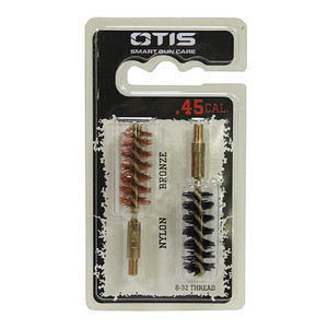Otis Bore Brush 2pk Nylon/Bronze - 45 Caliber Bore Brush 2/Pack Otis Bore Brush 2pk Nylon/Bronze - 45 Caliber Bore Brush 2/Pack