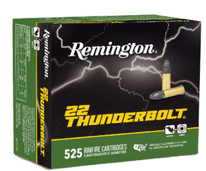 Remington Thunderbolt 22 LR 40 gr Lead Round Nose 525 Rounds