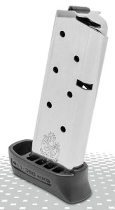 Springfield Armory 911 Magazine 9mm 7 Rounds Stainless Steel  W/ Pinky Extension
