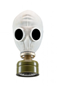 Gas Mask Russian / Soviet GP-5 - Black or Grey - Includes Filter and Bag