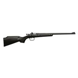 Crickett Youth 22 LR 1rd 16.12" Blued Barrel & Receiver, Fixed Front/Adjustable Rear Peep Sights, Black Synthetic Stock w/11.5" LOP, Rebounding Firing Pin Safety Crickett Youth 22 LR 1rd 16.12" Blued Barrel & Receiver, Fixed Front/Adjustable Rear Peep Sights, Black Synthetic Stock w/11.5" LOP, Rebounding Firing Pin Safety