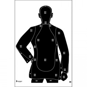B-21F - Full size B-21F Target Black 35x45 (CCDW Class) Action Targets