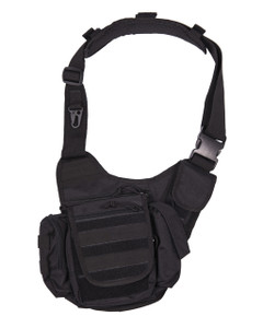 MIL-TEC BLACK MULTIFUNCTION SLING BAG MIL-TEC BLACK MULTIFUNCTION SLING BAG