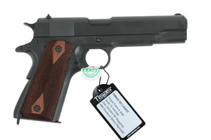 Tisas 1911A1 Government .45 ACP 5" Barrel 7+1 Single Action Pistol Wood Grips