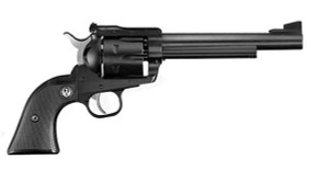 Ruger Blackhawk Single Action Revolver 357 Magnum 6.5 Barrel Alloy Steel Blued Finish Black Checkered Hard Rubber Grips Ruger Blackhawk Single Action Revolver 357 Magnum 6.5 Barrel Alloy Steel Blued Finish Black Checkered Hard Rubber Grips