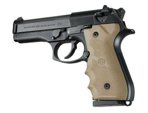 Hogue Beretta 92/96 Series Rubber Grip with Finger Grooves – Desert Tan (92003) Hogue Beretta 92/96 Series Rubber Grip with Finger Grooves – Desert Tan (92003)