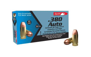 Aguila .380 ACP 95gr FMJ 50 Rounds Aguila .380 ACP 95gr FMJ 50 Rounds