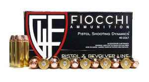 Fiocchi Range Dynamics .45LC 225 Grain CMJ Brass Pistol Ammo 50rds Fiocchi Range Dynamics .45LC 225 Grain CMJ Brass Pistol Ammo 50rds
