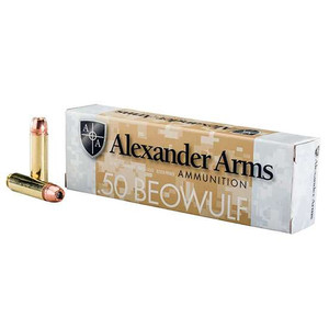 Alexander Arms XTP 50 Beowulf 350 gr Hornady XTP Hollow Point 20 Per Box/10 Cs Alexander Arms XTP 50 Beowulf 350 gr Hornady XTP Hollow Point 20 Per Box/10 Cs