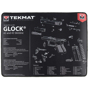 TekMat premium cleaning mat Glock 42/43 15"x20" TekMat premium cleaning mat Glock 42/43 15"x20"