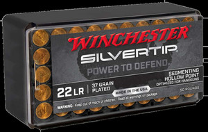 Winchester Ammo  Wildcat 22 LR 37 gr Silvertip Hollow Point 50 Bx Winchester Ammo  Wildcat 22 LR 37 gr Silvertip Hollow Point 50 Bx