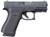 Glock G43X Sub-Compact Frame 9mm Luger 10+1 3.41" Black GMB Barrel, Black nDLC Front Rail/Serrated Steel Slide, Black Polymer Frame w/Beavertail, Black Textured Grip, Ambidextrous, USA Made