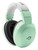 Walkers GWP-YM-MNT Youth Passive Muffs 24 dB Over the Head Mint Green Ear Cups w/White Band