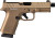 Ruger RXM 9mm Optics-Ready Pistol — 4.5" Threaded Barrel, FDE/Burnt Bronze Cerakote, 15+1