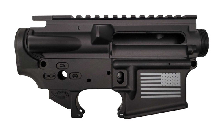FOSTECH TECH-15 STRIPPED UPPER AND LOWER MATCHED SET BLACK