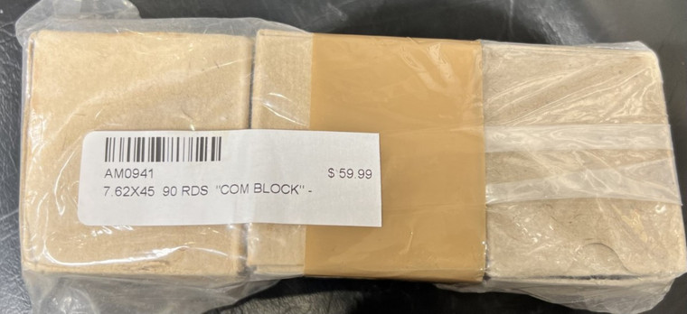 7.62X45  90 RDS  "COM BLOCK" - CORROSIVE