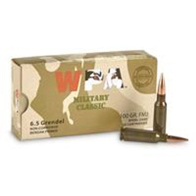 Wolf WPA Military Classic 6.5 Grendel FMJ 100gr 20 Rounds