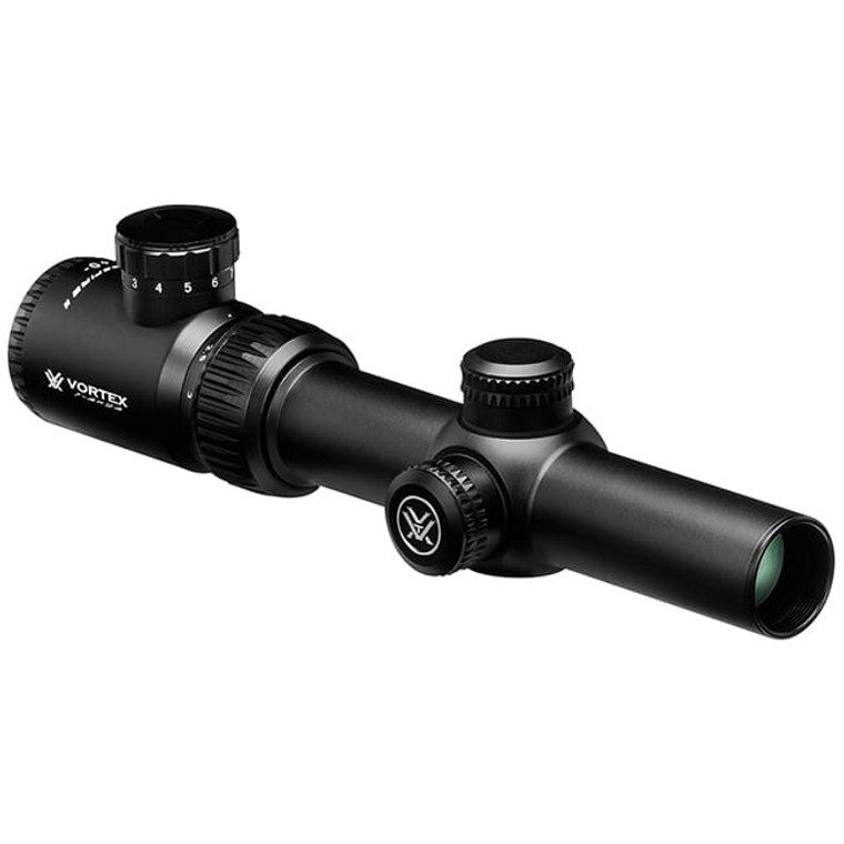 Vortex Crossfire II 1-4x24mm Riflescope w/ V-Brite Reticle, Black