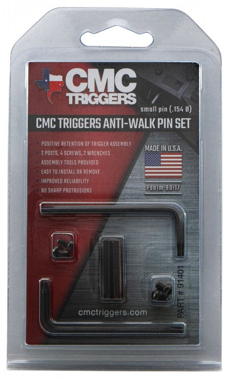 CMC 91401 AR 15 ANTI WALK PIN SET-SMALL DIAMETER