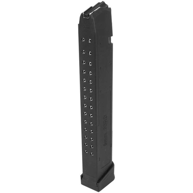 9mm 33rd Detachable Polymer Magazine for Glock 17,18,19,26