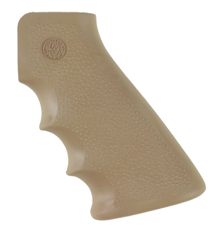 Hogue 15003 Rubber Grip with Finger Grooves AR-15 Desert Tan